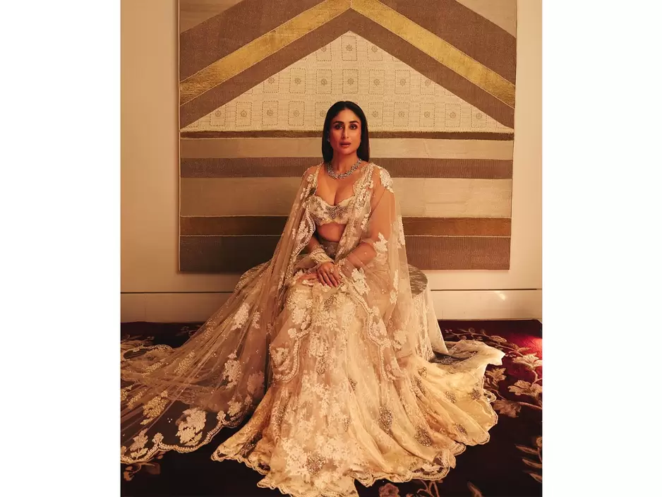 Kareena Kapoor Shines In Tulle & Pearl Saree By Manish Malhotra At Lakmé Fashion Week 2025