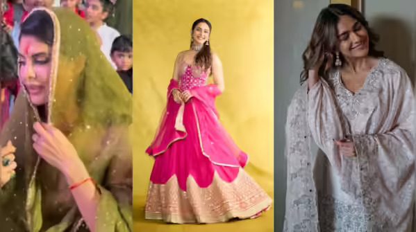 Bollywood Shines Bright in Ethnic Splendor for Ganesh Aagman 2025