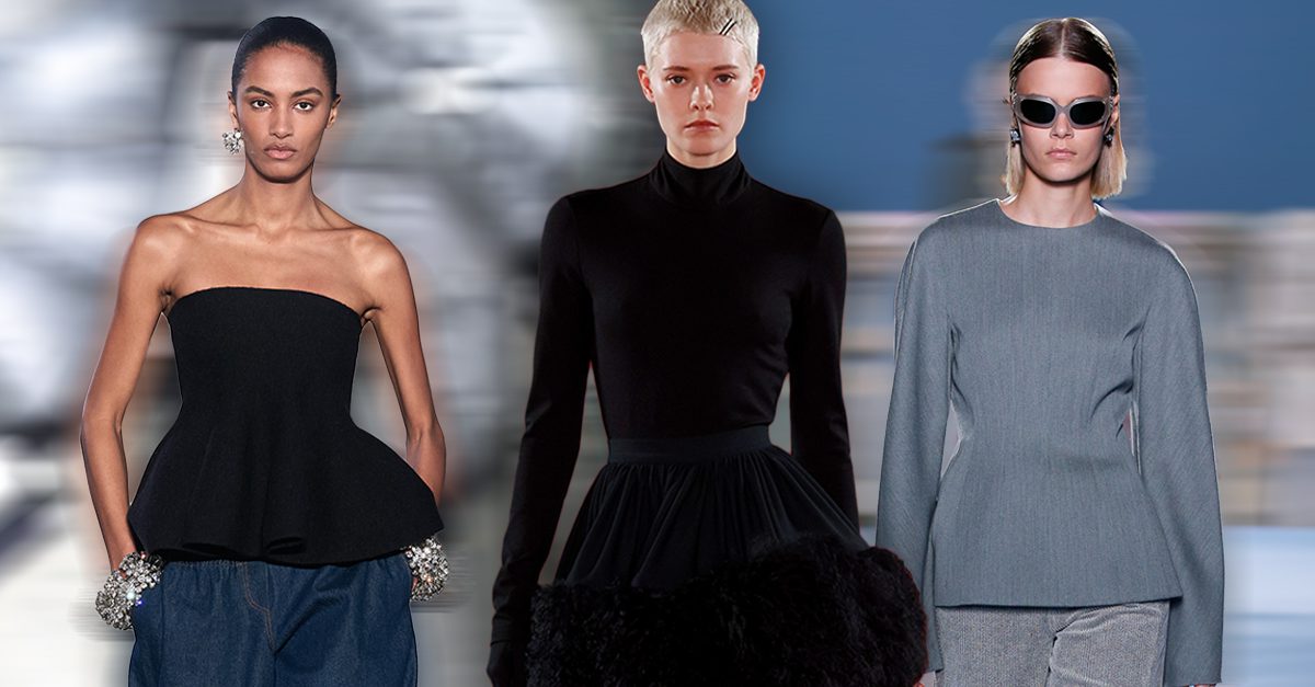 The Grand Comeback of Peplum Silhouettes: Boundary-Defining Flares Rule Fashion Again