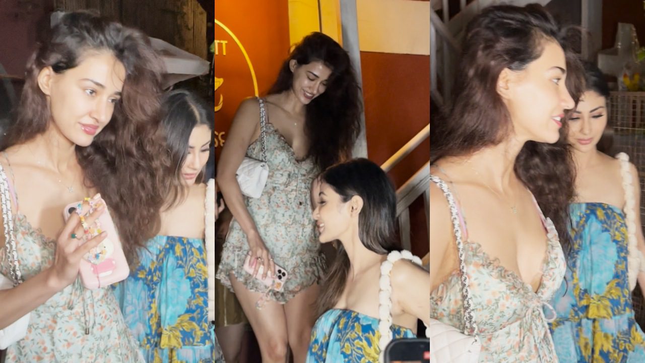 Disha Patani Turns Heads in ₹6,866 Mini Frill Dress on Lunch Date with Mouni Roy