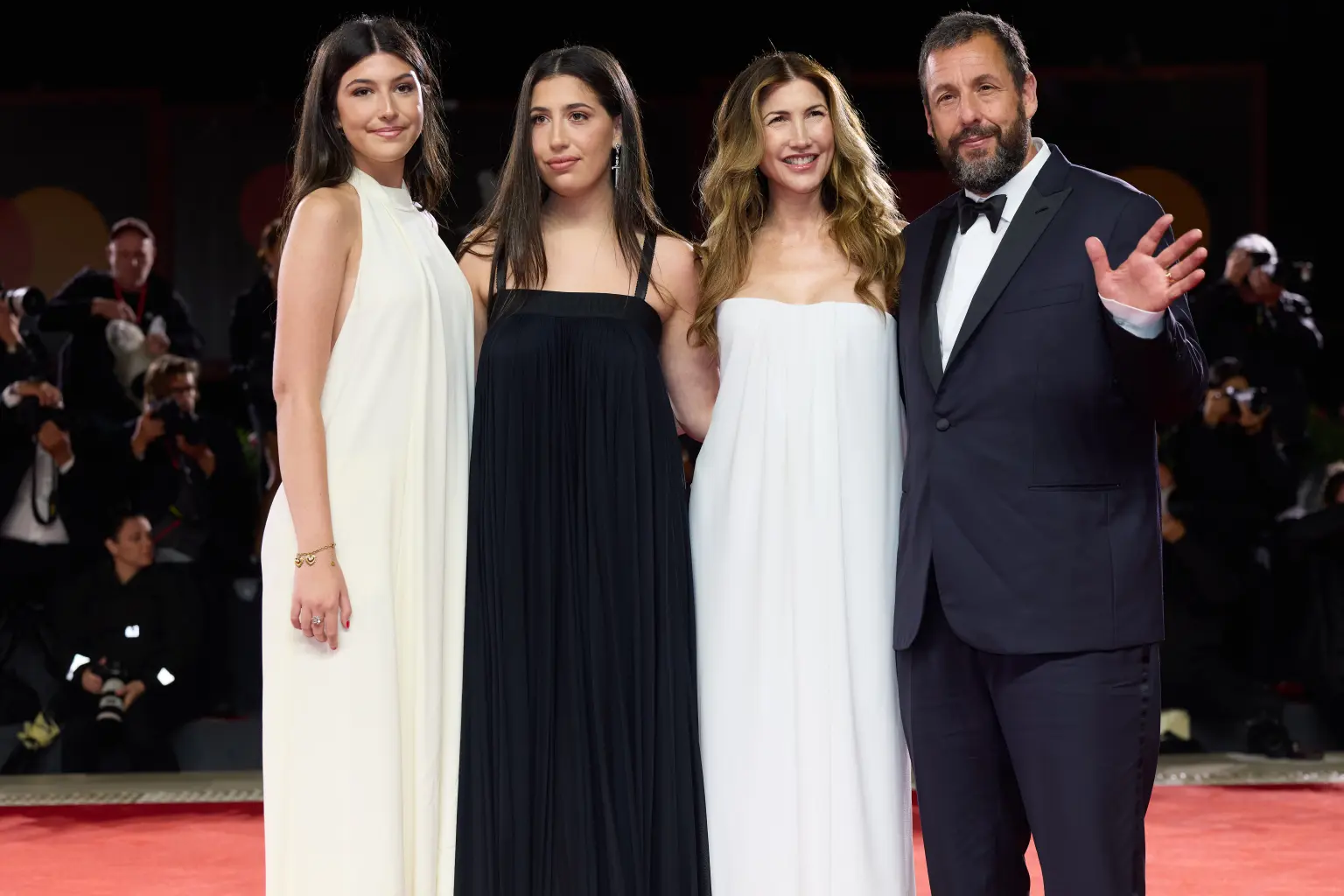 Adam Sandler and Family Dazzle at Jay Kelly Premiere in Venice
