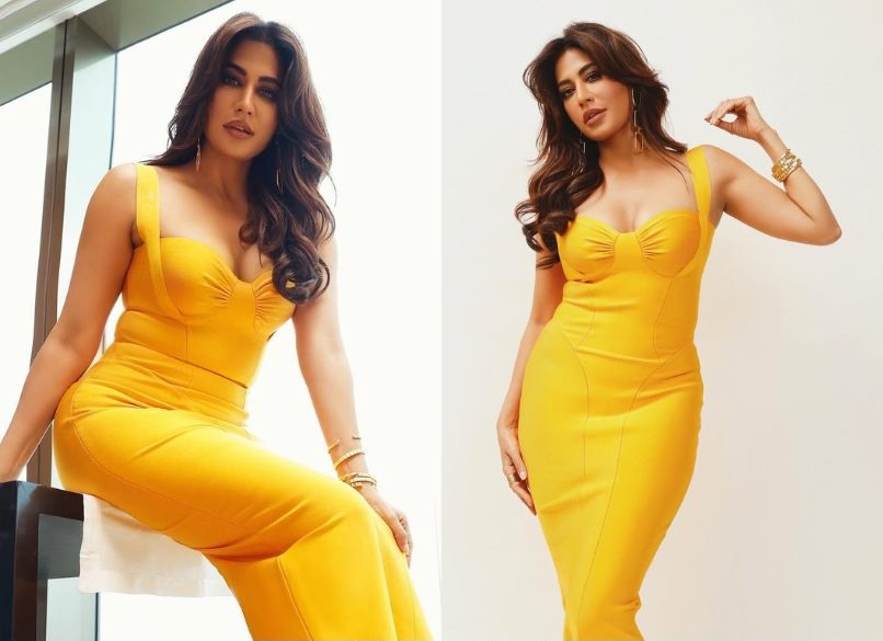 Chitrangda Singh Flashes Birthday Radiance in Yellow Bodycon Dress