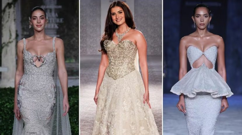 2025 Bridal Trend: Heart-Inspired Necklines & amp; Romantic Silhouettes Steal the Spotlight at India Couture Week