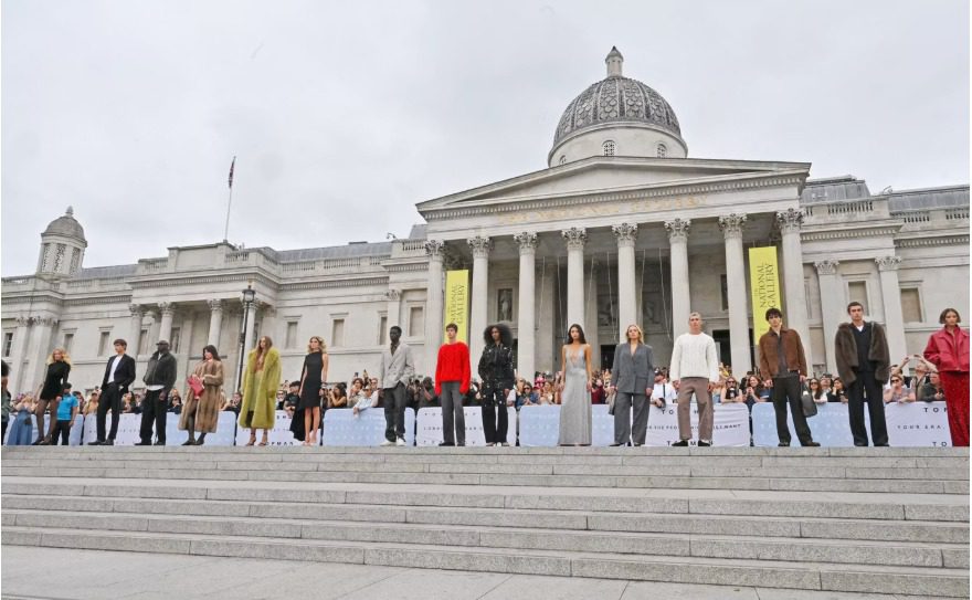 Topshop Stages Grand Comeback With Trafalgar Square Runway and AW25 Collection