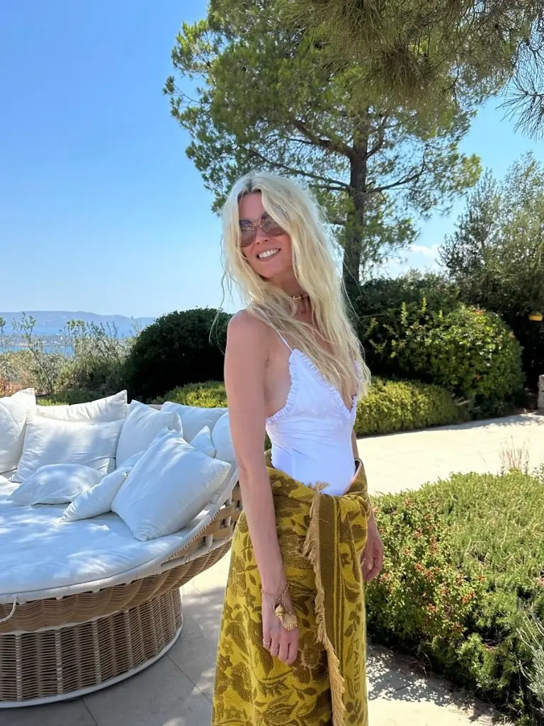 Claudia Schiffer, 55, Radiates Timeless Glamour in Plunging Chloé Swimsuit