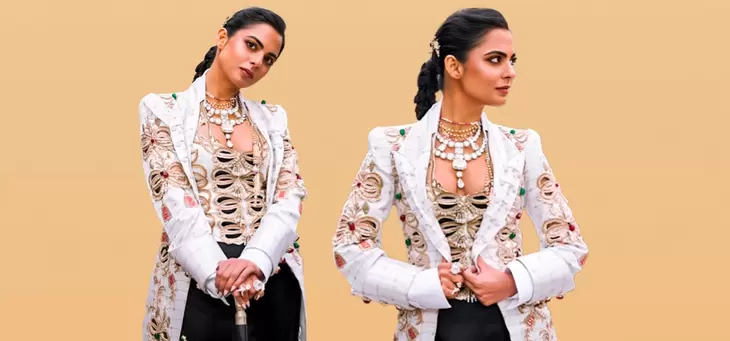 Met Gala 2025: Isha Ambani Stuns In A Bejewelled Anamika Khanna Couture With 20,000 Hours Of Handwork