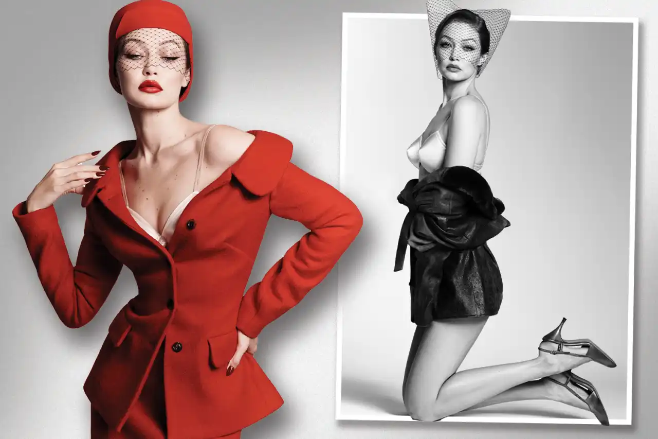 Gigi Hadid in Red: A Daring Reinvention of Vintage Glamour