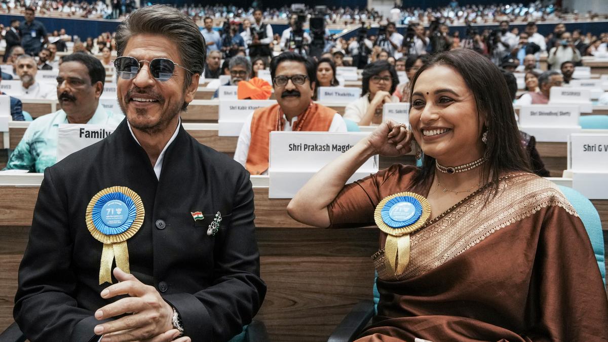 Rani Mukerji Drapes Sabyasachi Saree at 71st National Film Awards