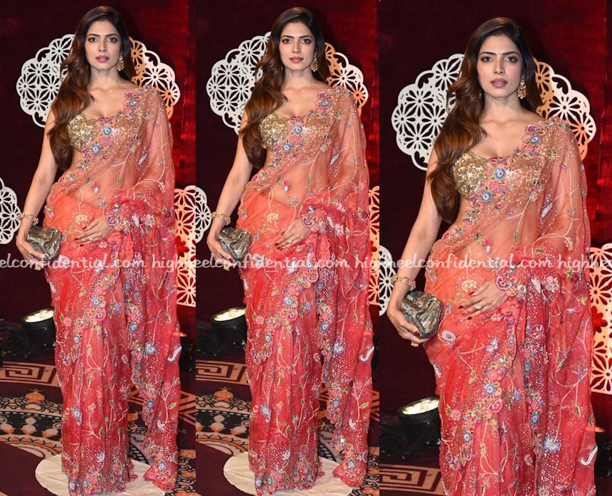 Malavika Mohanan’s Floral Saree: A Perfect Pick for Festive Season