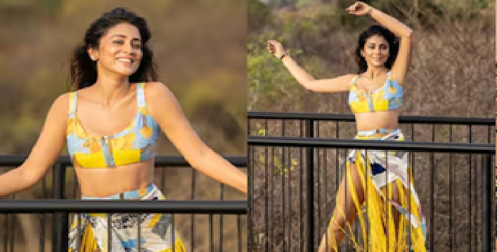 Shriya Saran Glows in Tassels and Hues for Birthday Celebration