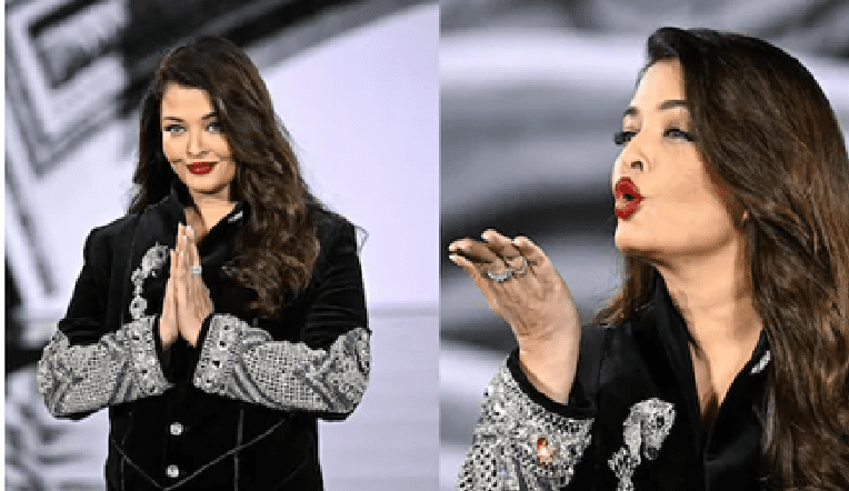 Aishwarya Rai Steals Paris Ramp in Diamond-Studded Sherwani