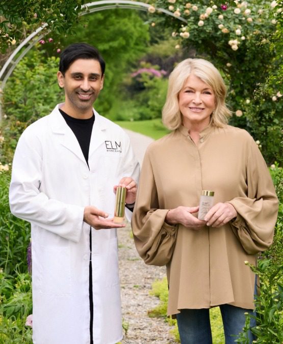 Martha Stewart Launches Elm Biosciences with Dermatologist Dr. Dhaval Bhanusali After Five Years in Development