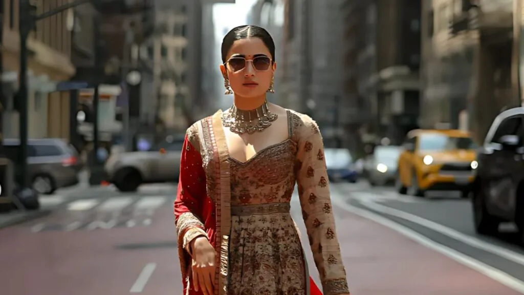 Rashmika Mandanna Stuns in Anarkali at Manhattan Parade