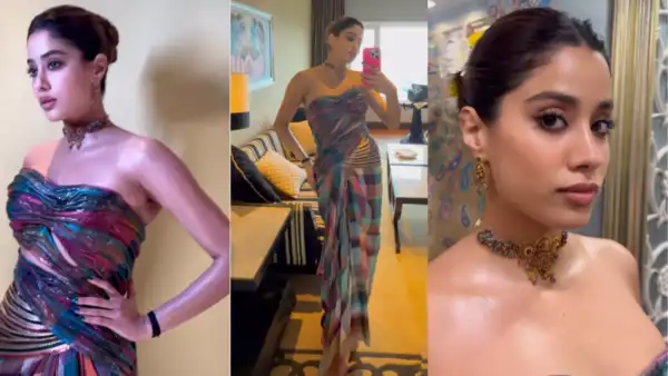 Janhvi Kapoor’s Madras Check Makeover by Amit Aggarwal