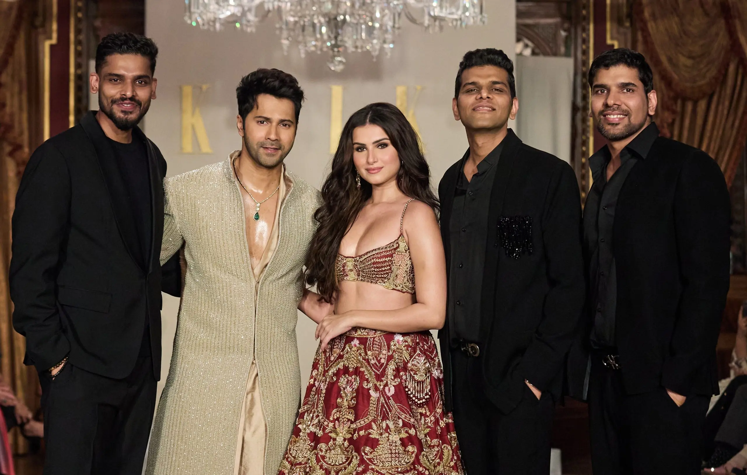 Varun Dhawan and Tara Sutaria Shine at KALKI Couture Debut