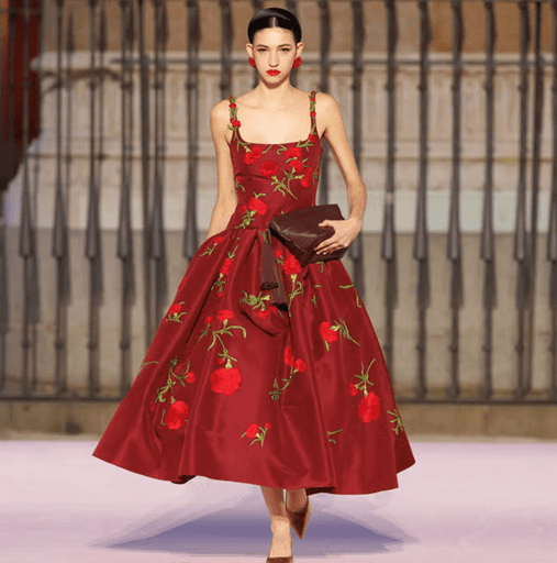 Carolina Herrera Spring 2026: Florals with a Spanish Spin