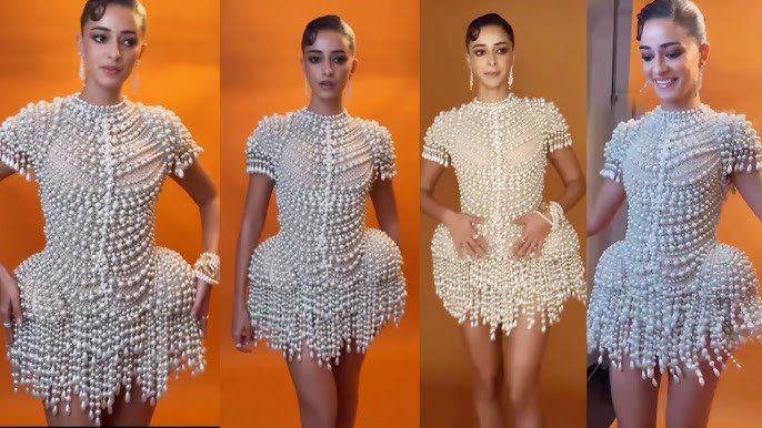 Ananya Panday Elevates Red Carpet With Pearl Fantasy