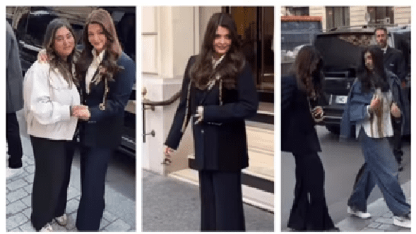 Aishwarya Rai and Aaradhya Make a Chic Statement in Paris