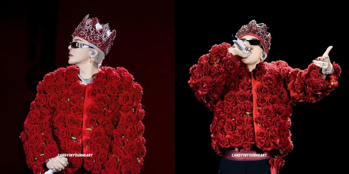 G-Dragon’s Floral Fashion: Roses Redefine His Iconic Style
