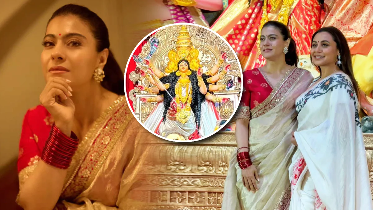 Double the Glam, Double the Grace: Kajol & Rani’s Durga Puja