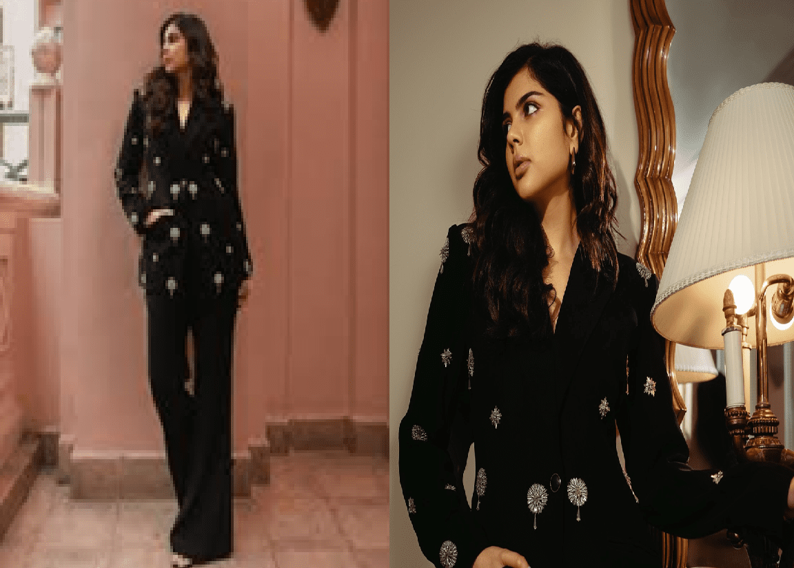 Kalyani Priyadarshan Owns Casual Power Dressing in Black Suit