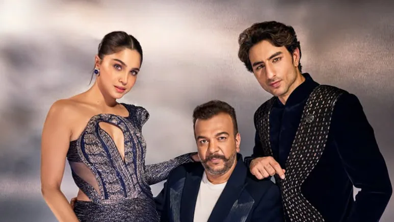 Amit Aggarwal’s Couture Showcase Blends French Elegance with Indian Craftsmanship, Featuring Sharvari and Ibrahim as Showstoppers