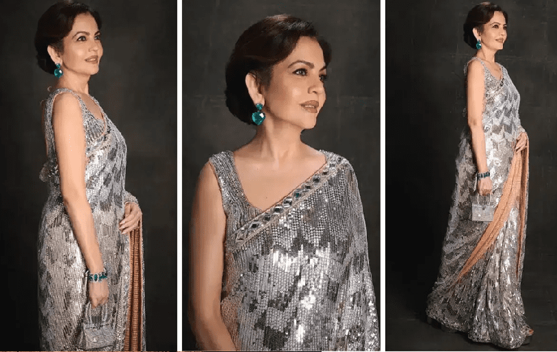 Nita Ambani’s Emerald Earrings Steal the Spotlight at Diwali Bash