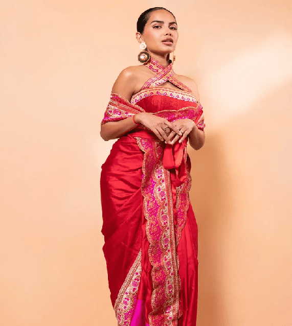 Diipa Khosla Dazzles in a Banarasi Saree at Harper’s Bazaar Awards