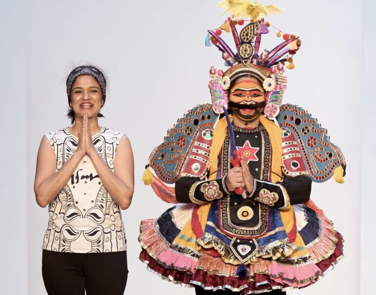 Bhavani Jamakkalam Makes Grand Entry at London Fashion Week