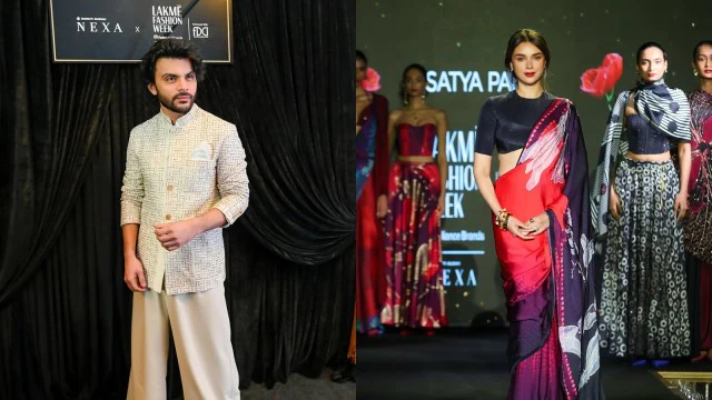 Lakmé Fashion Week Day 2: Veer Pahariya’s Dashing Debut & Aditi Rao Hydari Walks Satya Paul’s ‘The Night Garden’