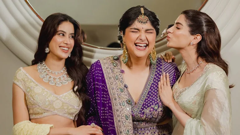 From Janhvi to Khushi, The Kapoor Sisters Dazzle in Ethnic Glam at Anshula Kapoor’s Engagement