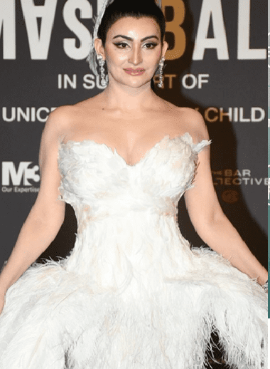 Shalini Passi’s Feathered Fashion Statement at the MASH Ball