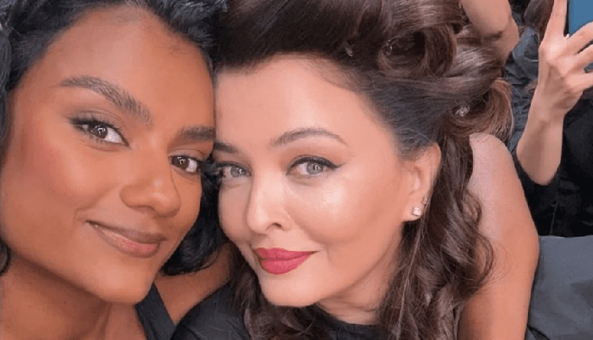 Simone Ashley and Aishwarya Rai Bachchan Share Sweet Bond at Paris Fashion Week