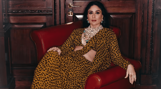Bebo in Sabyasachi: Kareena Kapoor in Bold Animal-Print Saree