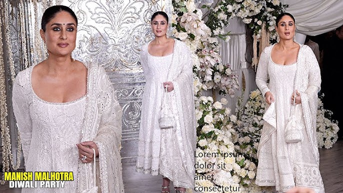 Kareena Kapoor Exudes Regal Minimalism at Malhotra’s Diwali Bash