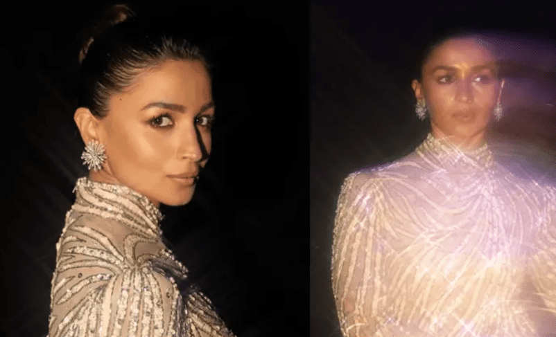 Alia Bhatt Stuns in Vintage Bob Mackie at Dubai Event