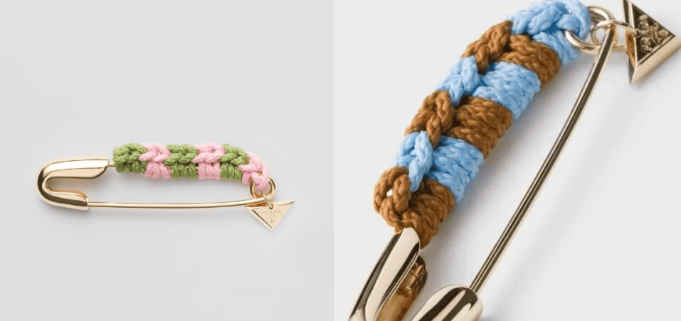 Prada’s ₹69,000 Safety-Pin Brooch Sparks Online Debate