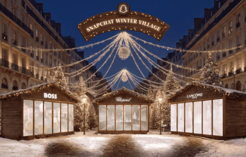 Snapchat Unveils Festive AR “Winter Village”