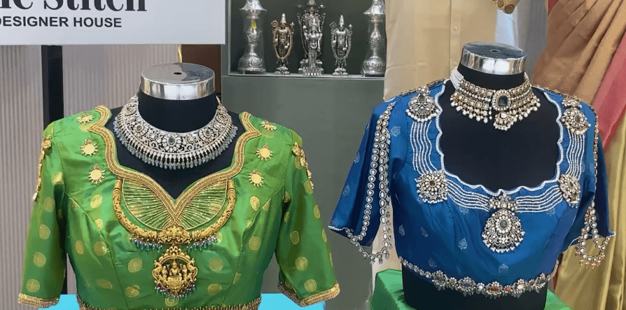 Coimbatore Designer Turns Traditional Blouses Into Luxury Art With Gold & Silver