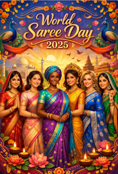 World Saree Day 2025: Six Yards of Style, Cinema and Culture