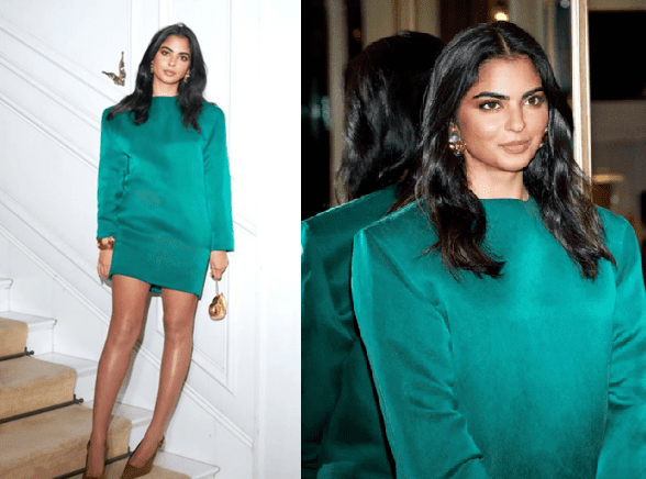 Isha Ambani Shines in ₹4 Lakh Green Mini Dress
