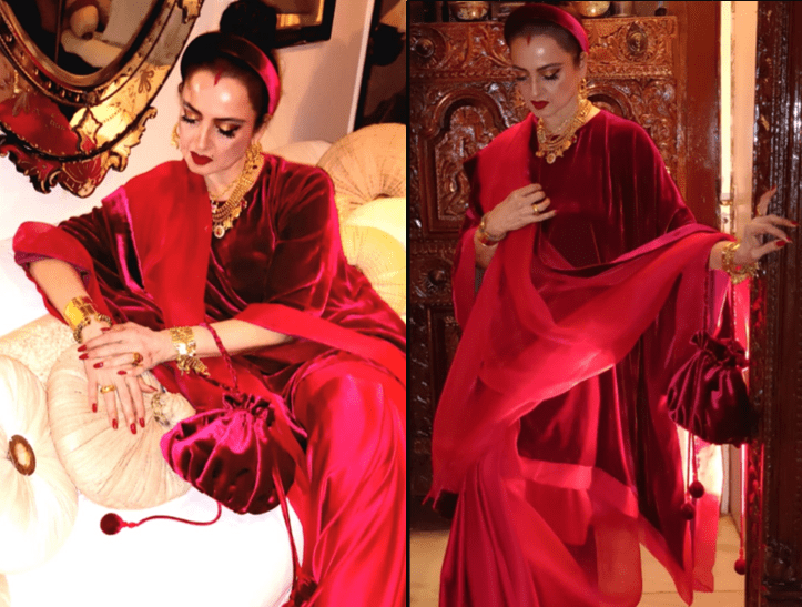 Rekha Redefining Christmas Style