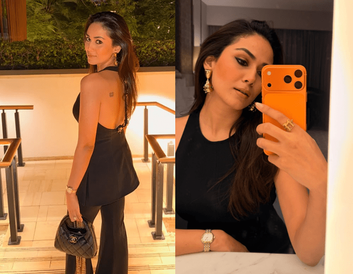 Mira Rajput Elevates All‑Black Look with Timeless Chanel Bag
