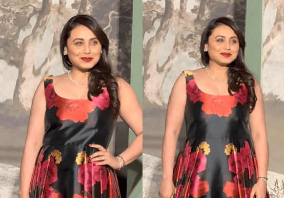 Rani Mukerji Stuns in Floral Dress and Diamond Jewels