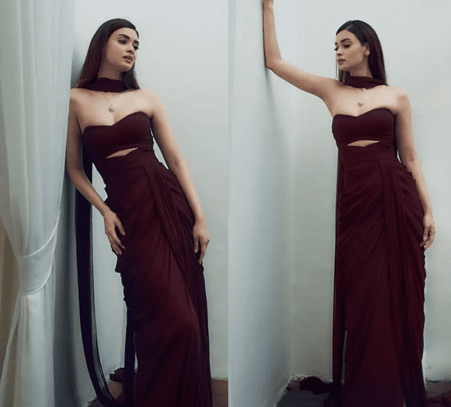 Diana Penty’s Burgundy Elegance Defines Effortless Glamour