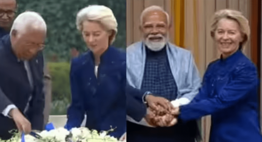 Fashion Diplomacy: EU Chief Stuns in Anamika Khanna at Strategic Summit