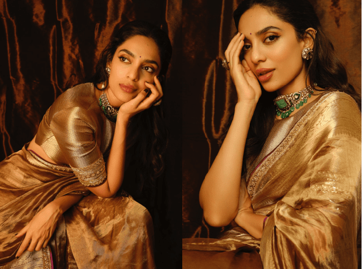 Sobhita Dhulipala Wows in Manish Malhotra Tissue Saree